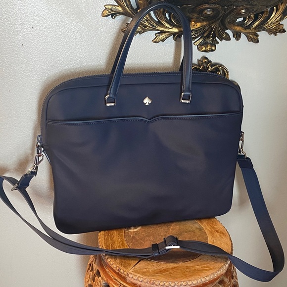 kate spade Handbags - 💙♠️KATE SPADE NEW YORK Jae Dark Navy Blue Nylon Laptop Shoulder Bag 💙